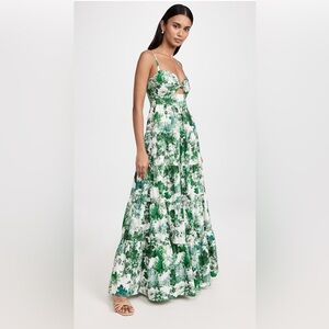 Cara Cara DELILAH DRESS NORDIC FIELDS OLIVE